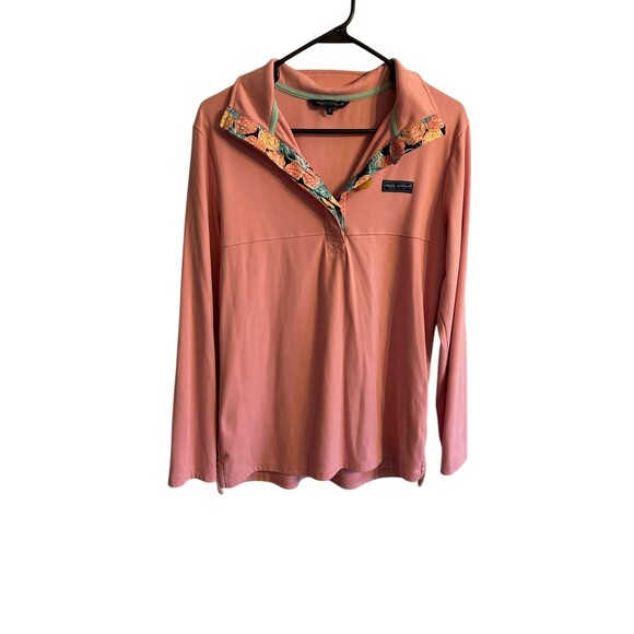 Simply southern Pineapple pullover half button women’s S - Picture 1 of 8